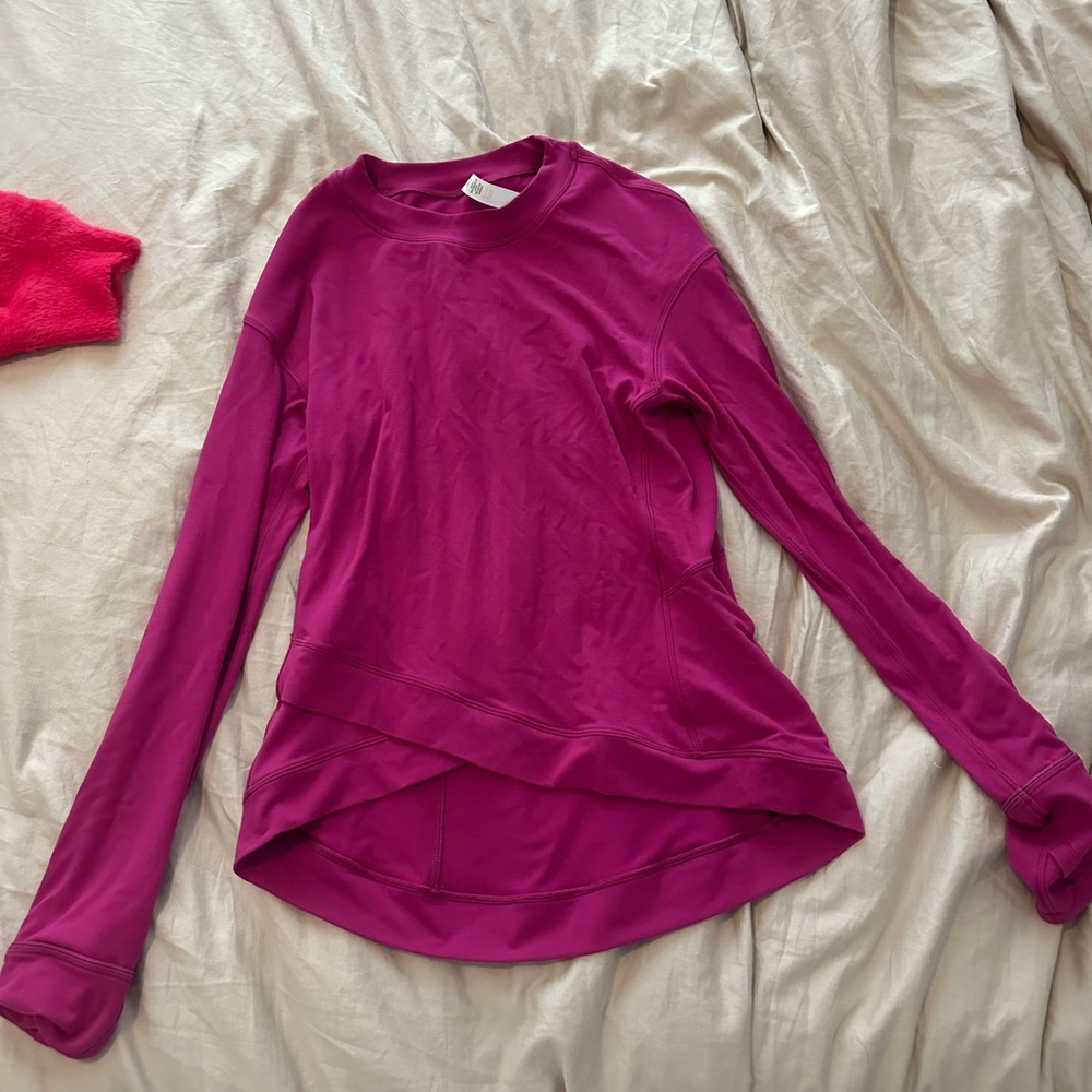 lululemon athletica Fuchsia Long Sleeve Top